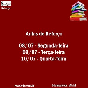 aulas de recuperaçao