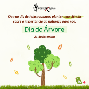 Que no dia de hoje possamos plantar consciência sobre a importância da natureza para nós.